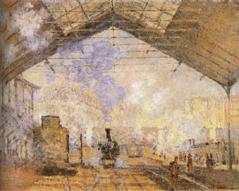 Claude Monet Railway station Spain oil painting art